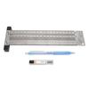 Marking T Square 20cm 8 Inch Stainless Steel Positioning Scribing Ruler with Pencil for Woodworking