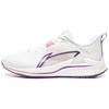 Li-Ning Comfortable Versatile Non-Slip Wear-Resistant Breathable Low-Top Casual Running Shoes Women Sneaker White Purple ARBU006-1