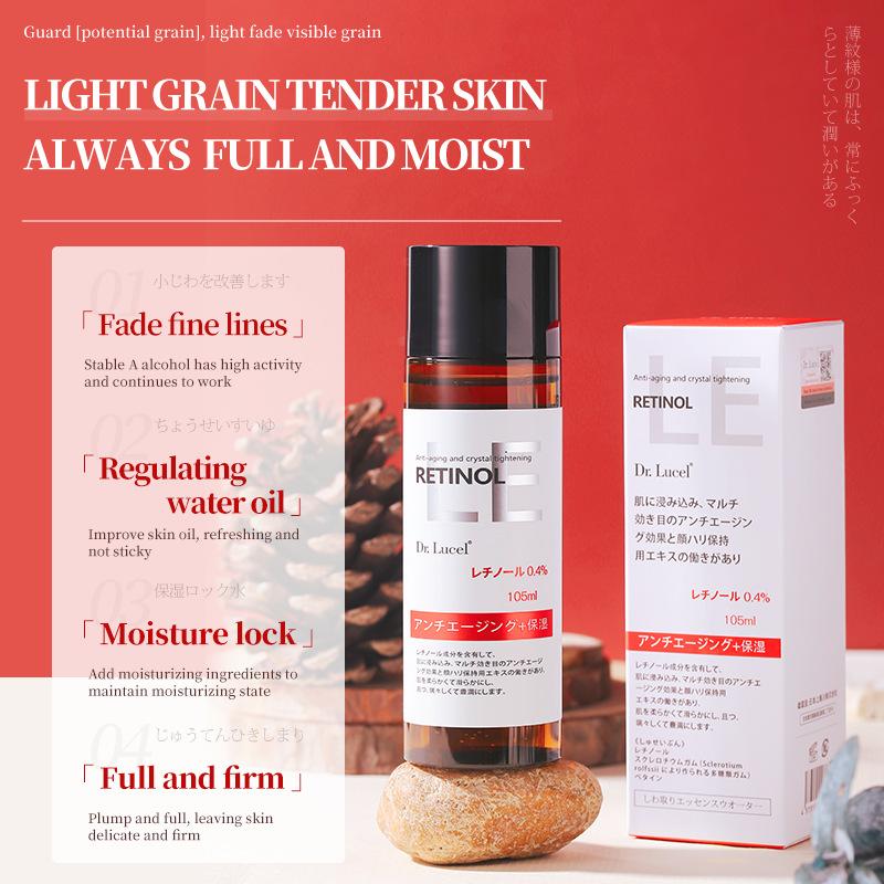Retinol Essence Water 105ml Anti-Aging Hydrating Toner for Fine Lines & Firming Lucel