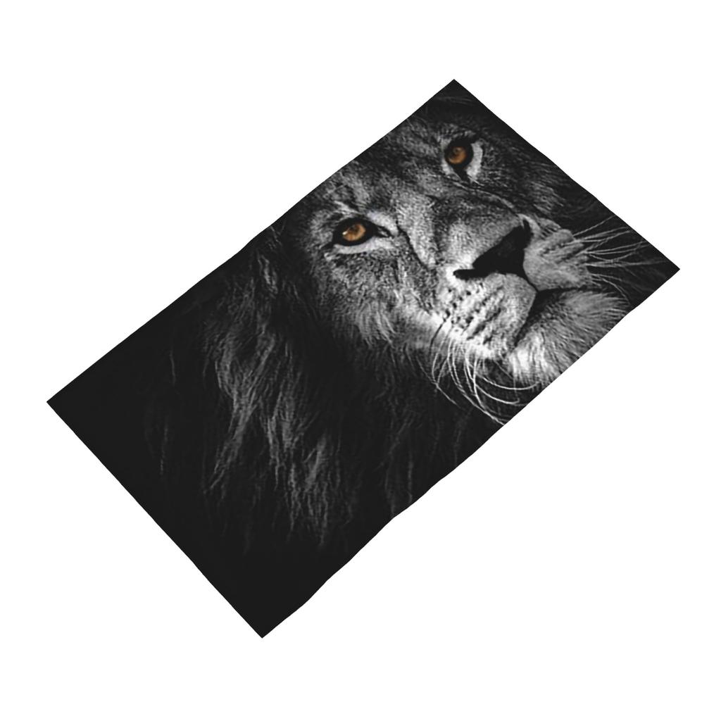 Lion Face Maks Soft Face Towel Quick Dry Pool Bath Cotton Towels Absorbent Quick