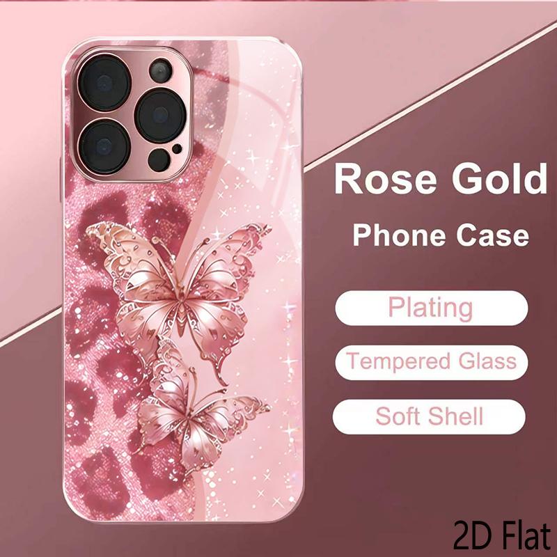 Чехол для iPhone 17 18 16 15 14 13 12 11 Pro Max XS XR 8 7Plus с леопардовым принтом, 2D, плоский, противоударный, защитная задняя крышка