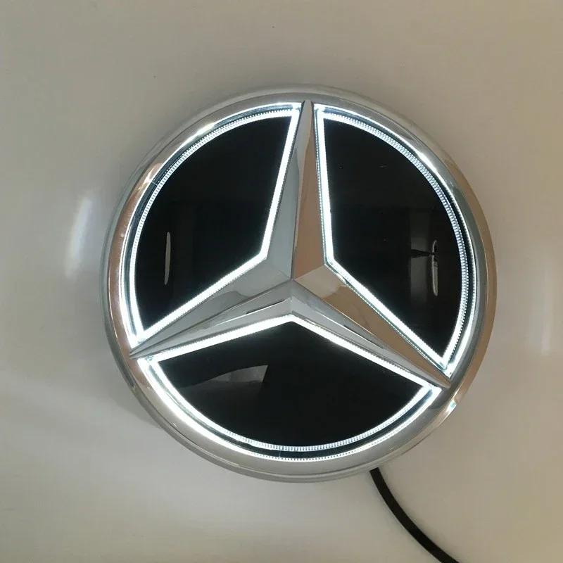 C200 E200 For Mercedes Benz Fit For Mercedes Benz Chrome Silver Front Grille Mirror Star LED White Illuminated Emblems X253 W167