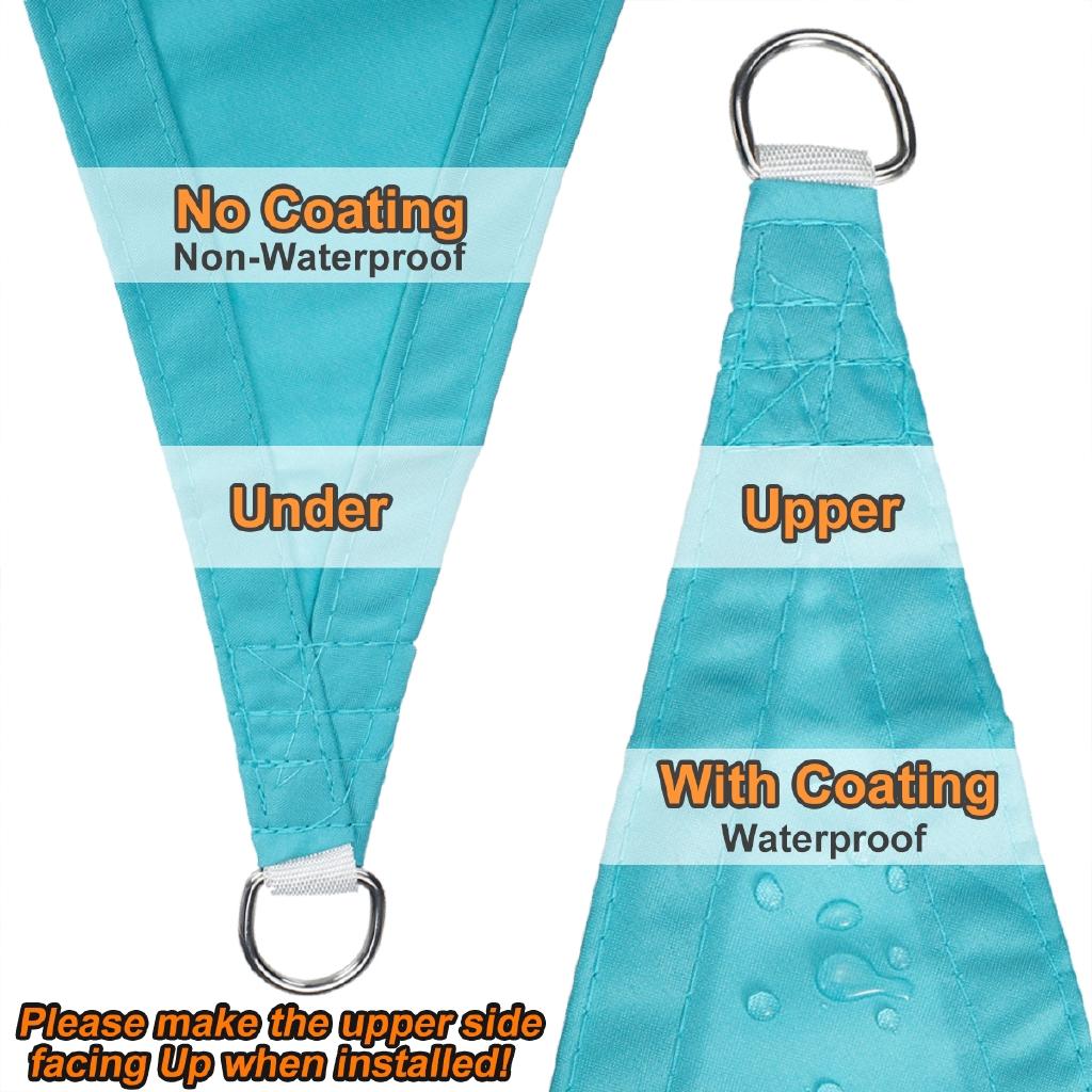 280GSM HDPE Ткань Квадратный Солнцезащитный Парус Затеняющие Сетки для Садового Покрытия Цветы Растения Патио Газон