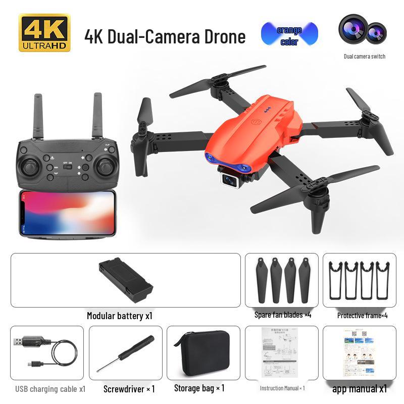 E99 4K Dual Camera Folding Drone - Aerial Photography Quadcopter with UHD Remote Control