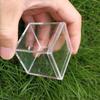 Прозрачные свадебные сувениры и подарочные коробки Cube Портативный контейнер-органайзер