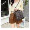 Korean Version Advanced Sense Bucket Bag Classic Handbag Women's Large Capacity Single Shoulder Crossbody Bag