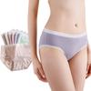 7Pcs Women's Panties Cotton Breathable Girls Briefs Soft Underwear Size M-XXL