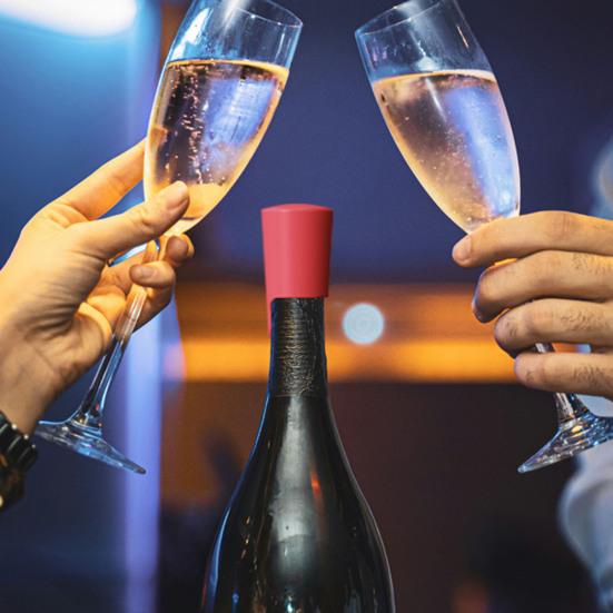 Многоразовая силиконовая пробка для винных бутылок, герметичная, для вина, шампанского, виски и пива. Пищевая силиконовая пробка для вина.