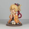 Genshin Impact Yoimiya Q Ver, 14 см. Фигурка из ПВХ, аниме-фигурка, милая статуэтка с улыбающимся лицом, коллекция кукол для детей, подарок