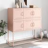 VidaXL Buffet, Cabinet with Door, Cupboard with Storage, Living Room Organizer, Home Interior, Pink 846597
