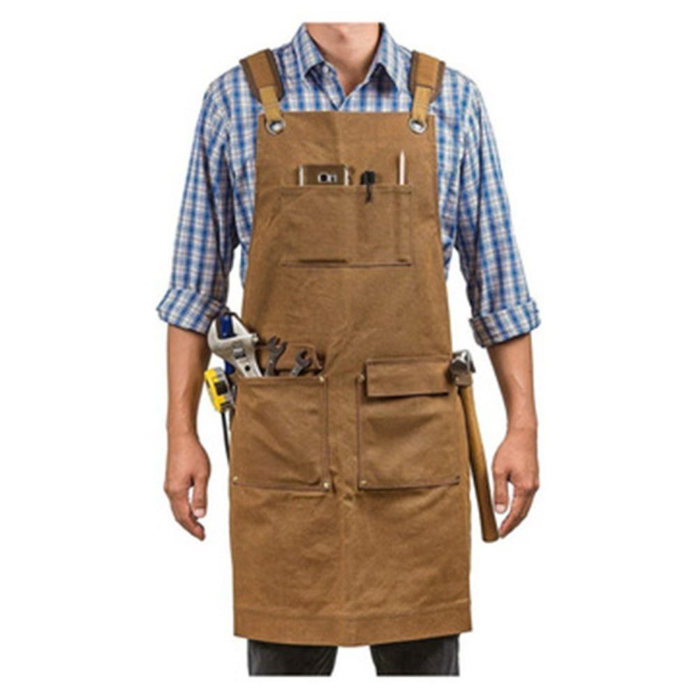 Wear Resistant Carpenter Work Clothes Waterproof Thickened Canvas Tool Bag Kitchen