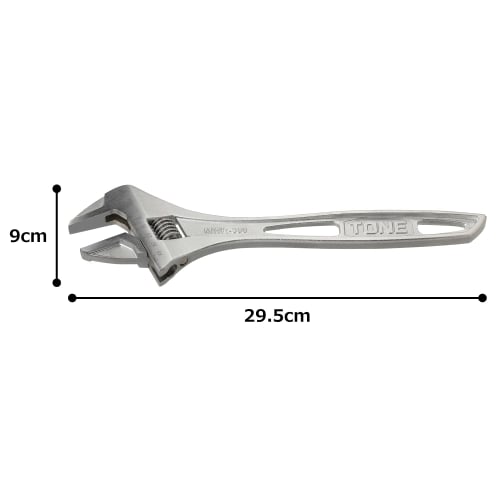 TONE Adjustable Wrench (with Scale) MWR-300 Total Length 300mm