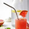 KINGHOFF METAL DRINKS STRAWS 8 pcs + CASE KH-1357