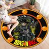 Ковер Круглый Гоку Dragon Ball Z для Украшения Гостиной Какарот Анимационный Ковер Фланелевый Домашний Напольный Коврик Ковер для Спальни