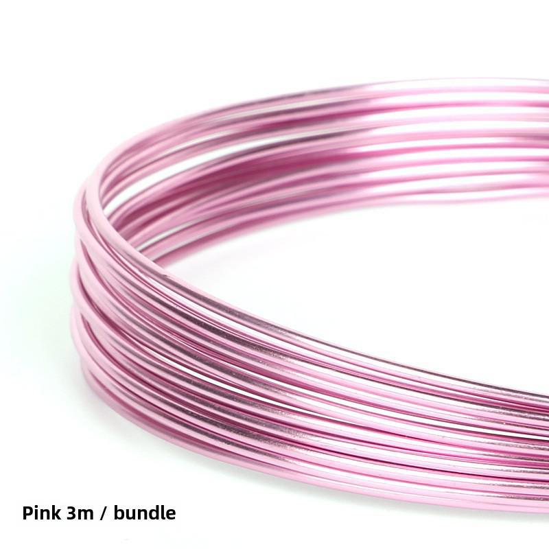 Цветная оксидированная алюминиевая проволока (1мм-2,5мм) для поделок своими руками и украшений для велосипедов