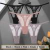 FINETOO Lace Panties for Women Sexy Underwear Comfortable G-string Intimates Lingerie Briefs Comfortable
