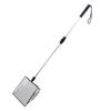 Metal Cat Litter Scoop Reusable Heavy Duty Sifting Shovel with Detachable Adjustable Long Handle for Chicken Coop Dogs