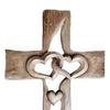 Carved Intertwined Hearts Fashion Special and Carved Love Cross Cross