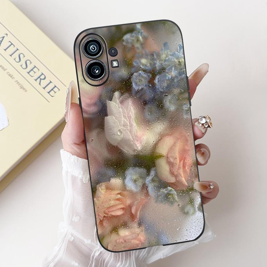 Butterfly Flower Landscape Marble Cartoon Cover For Nothing Phone 1 2 2a 3a Pro Case Phone (2a) (3a) Pro Capa Silicone Funda