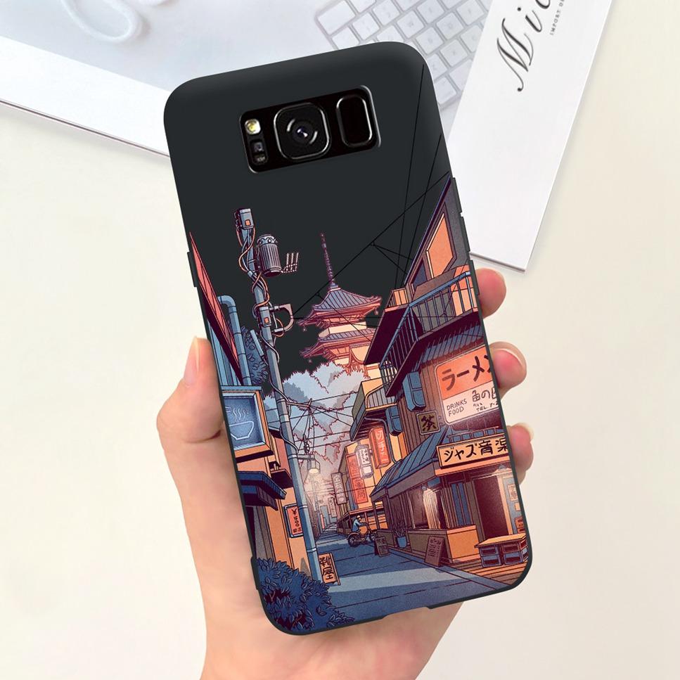 For Samsung Galaxy S8+ 6.2" Case Space Planet Cute Cat Soft Silicone Cover For Samsung S8+ S8 Plus S8 Bumper Phone Case Fundas