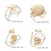 Conch Shell Open Arm Bangle Bohemian Armband Fashion Starfish Bracelet  Party