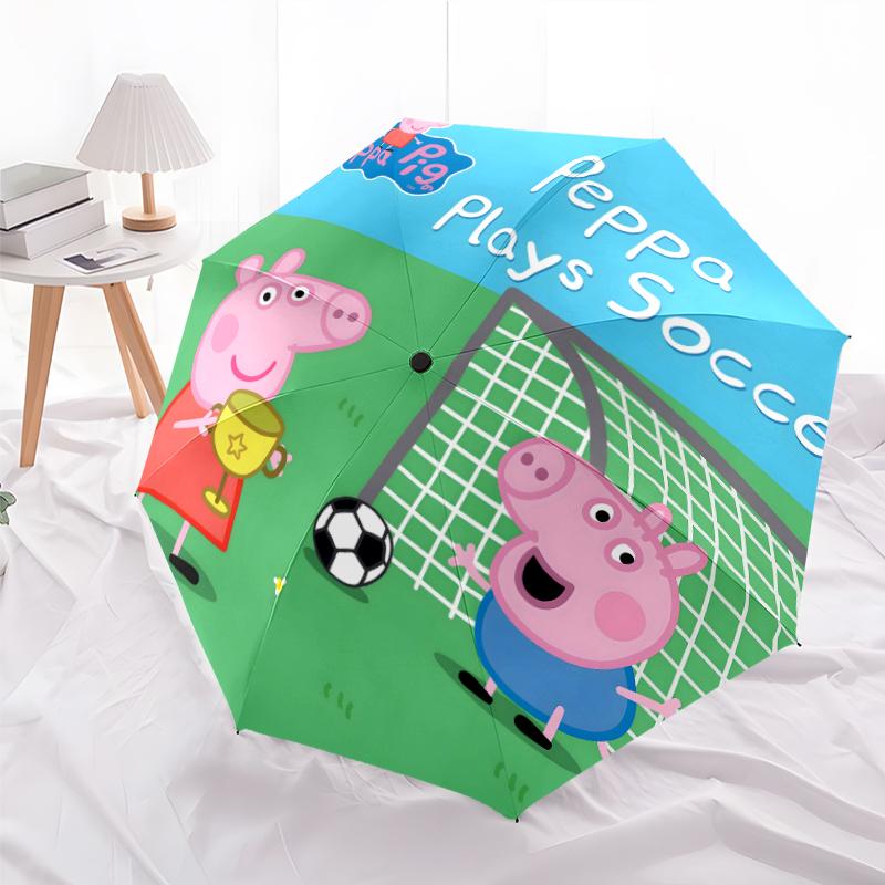 1pc Pink Pig (7) Umbrella, Sun Protection, And UV Shielding. It Has Eight Sturdy Ribs for Outdoor Use And Perfect Gift