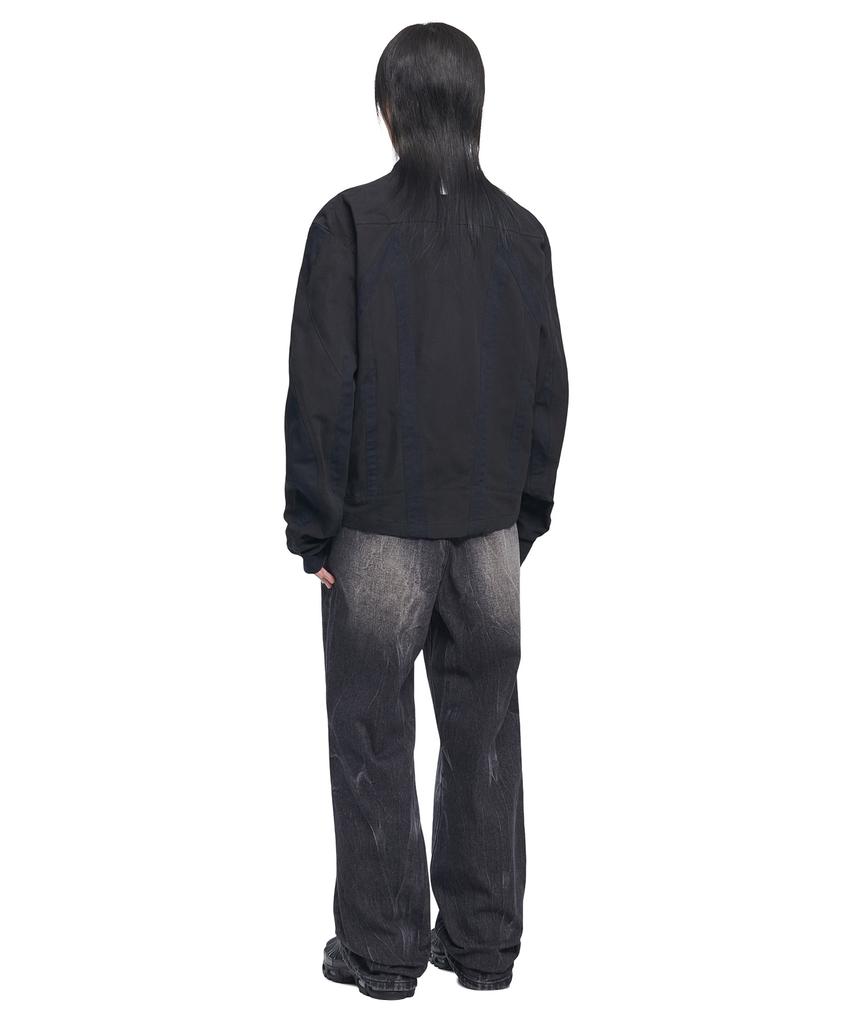 Nomanual Multi Line Moto Jacket - Black