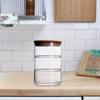 3 Layer Glass Food Jar Sealed Transparent Tier Stacking Apothecary for Nuts Kitchen