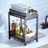 Cabinet Slide Out Shelves Storage Shelf With Sliding Basket Pull Out Cabinet Organizer Stackable Large Capacity Organizer Drawer