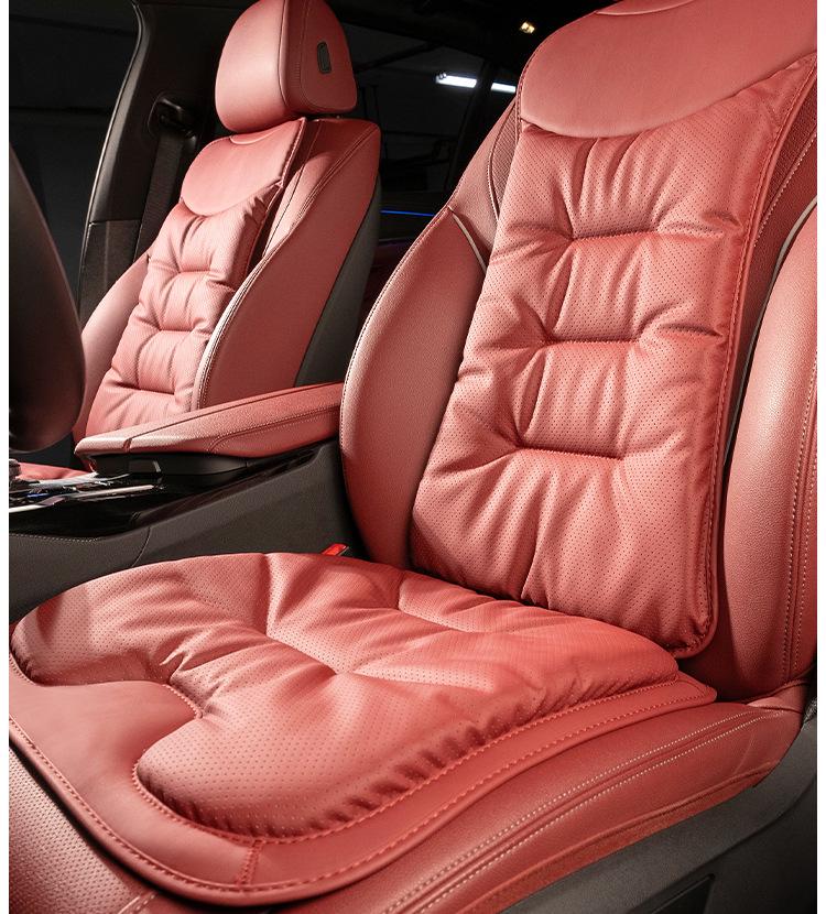 Всесезонные чехлы на сиденья автомобиля из кожи наппа для Mercedes-Benz, BMW, Tesla и Volkswagen - Мягкие для лета