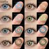 Fashion Colored Contact Lenses 1 Pair Light Blue Natural Soft Lenses Brown Cosmetic Lenses Grey Lenses Colored Makeup Green Lenses