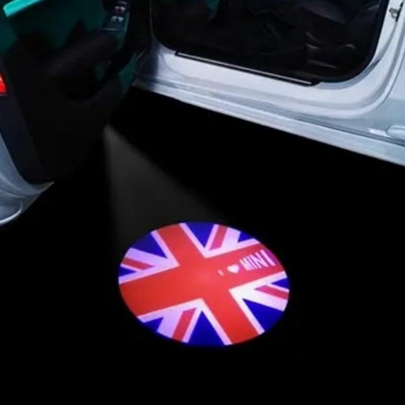 2Pcs LED Car Logo Projector Welcome Light Car Door Styling For Mini Cooper JCW Works F54 F55 F56 F57 F60 R50 R52 R53 R55 R56 R57 s4
