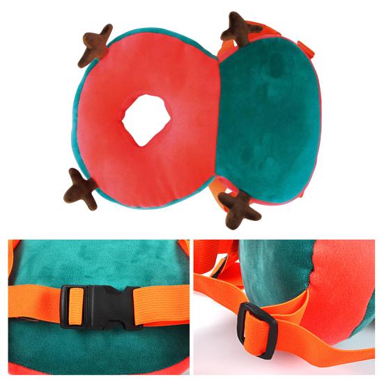 Baby Anti-fall Pillow Baby Walking Leaning Head Back Protector Cartoon Animal Shape Baby Protect Pillow Prevent Injured Safety Pad Falling Prevention