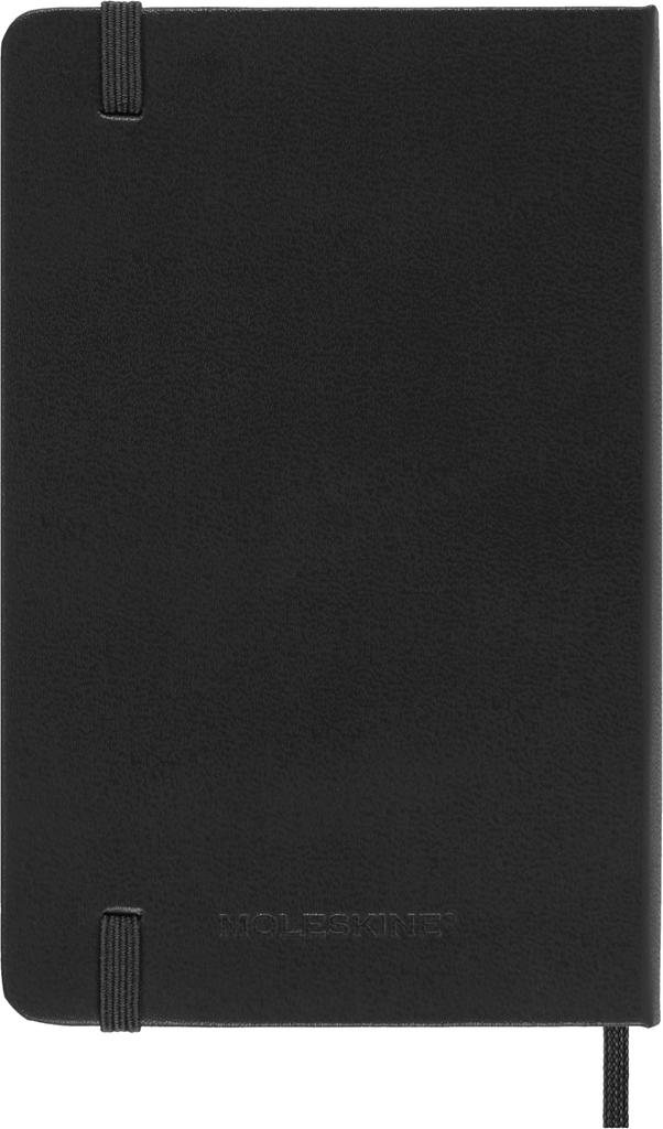 Moleskine Notebook Starting July 2025 18 Months Weekly Horizontal Diary Pocket Size 9cm x Height Hardcover Black DHB18WH2Y26 (Width 14cm)