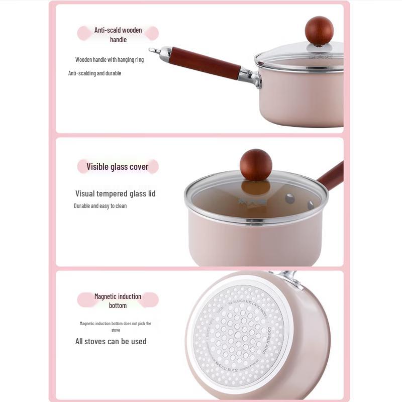 COOKER KING Непригорающая кастрюлька для молока 16 см