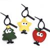 3Pcs Creative Christmas Tree Keychain Lovely Cute Bag Pendant Fashion Car Keyring  Car Accessories