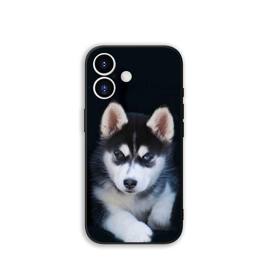 Cover Lovely Husky Dog Funny for Motorola Moto G04 G13 G14 G22 G23 G20 G32 G34 G35 G64 G82 G84 G53 G60 G72 E14 E15 E13 Case