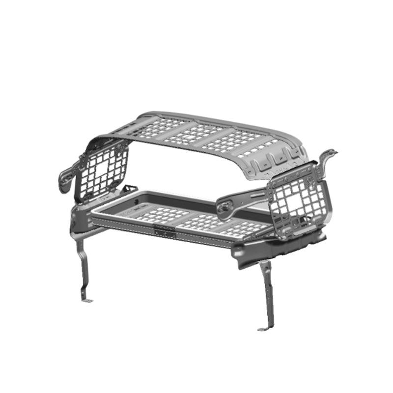 Сетчатая полка-органайзер в багажник Haval H9 2-го поколения, откидная, магниево-алюминиевая