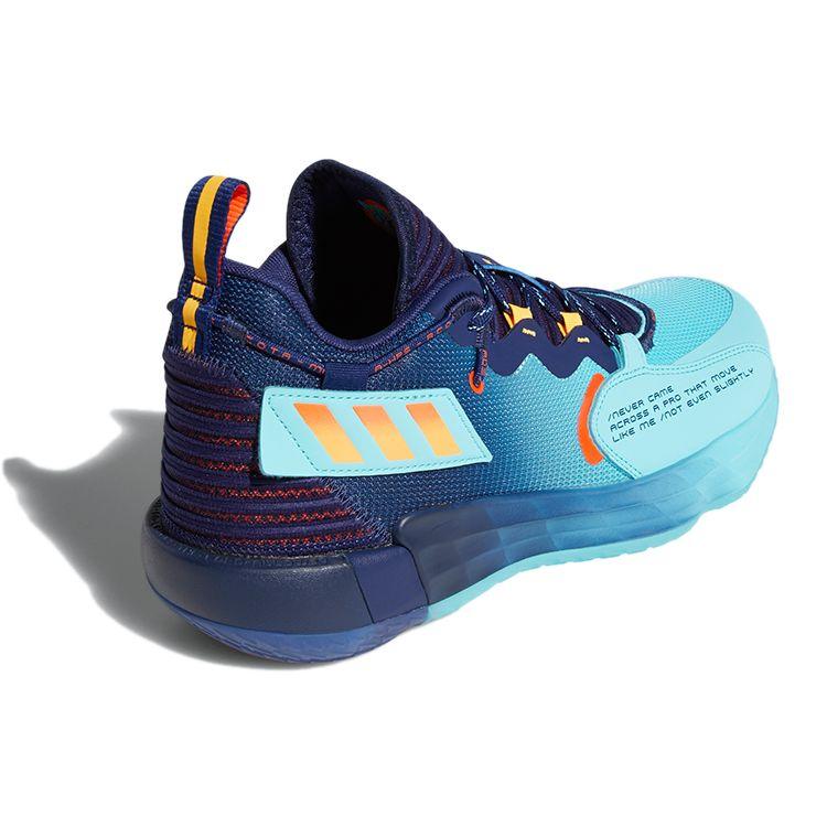 Adidas Dame 7 EXTPLY GCA Dark Blue Men Sneakers Pulse-Aqua Solar-Red GV9878
