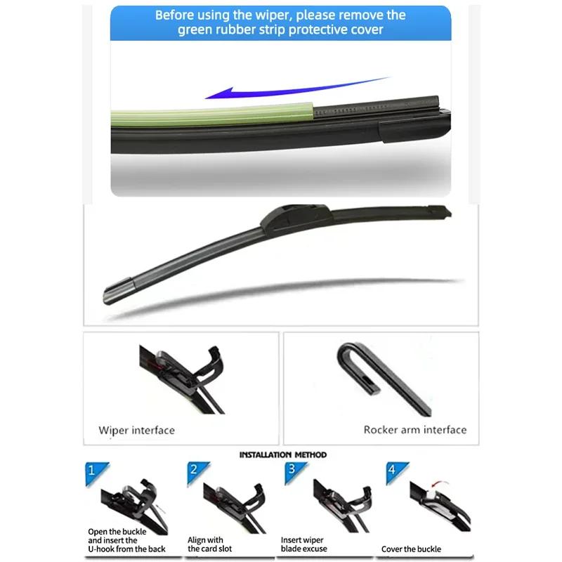 2x For Toyota Yaris Cross XP210 2025-2020 2025 2025 2025 Accessories Car Front Wiper Blades Windshield Windscreen Window Brushes