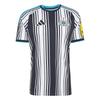 adidas Футбольные майки Ньюкасл Юнайтед Мужские Черно-белые С круглым вырезом Умеренные JZ4707