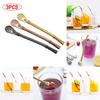 Multifunction Stainless Steel Smooth Yerba Mate Tea Filtered Drinking Straw 3pcs
