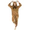 Men's dark reindeer pajamas gift kigurumi onesie one-piece l Reindeer Onesie Costume - L