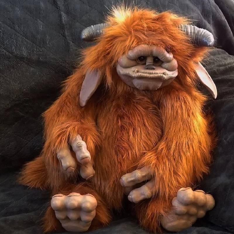 Animal Labyrinth Ludo Plush Large Mouth Creature Toy Halloween Horror Ornament