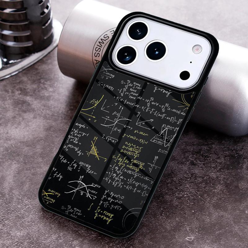 Physics Math Formula Equation soft Phone Case for iPhone 17 16 15 Pro Max Air 14 13 12 11 Plus Shockproof Capa Cover