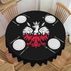 Round Polska Polish Eagle Tablecloth 60 Inches Kitchen Dinning Table Cloth Spillproof Poland Pride Table Covers