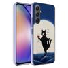 Милый кот Забавное винное искусство Чехол для телефона для Samsung A17 A37 A57 A07 A16 A26 A36 A56 A06 A02S A12 A22 A32 A52S A04S A14 A24 A34 A54 A0