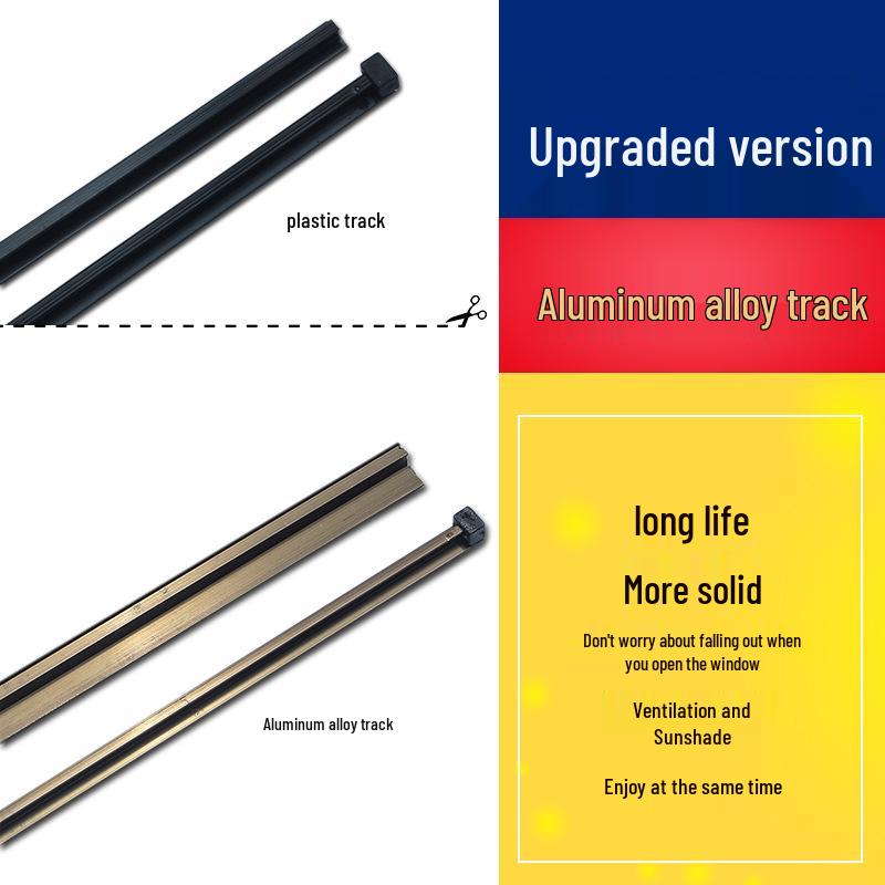 Jinbei Grace Car Curtains: Heat Insulation & Blackout Venetian Blinds with Aluminum Alloy Double Track