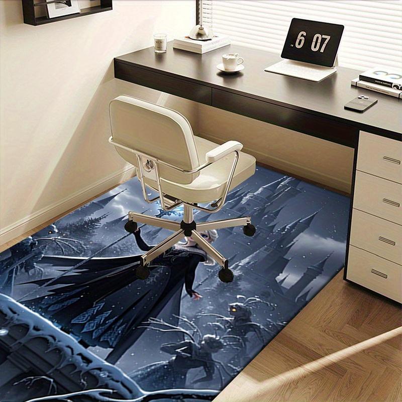 3D Printed Elsa,Frozen,Magic Anti-Slip Rug - Machine Washable Office Rug for Living Room, Bedroom, Office - Multiple Sizes