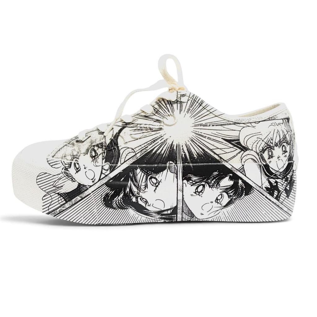 Pristine JIMMY CHOO Pretty Guardian Sailor Moon Palma Maxi Sneakers 38.5 Used